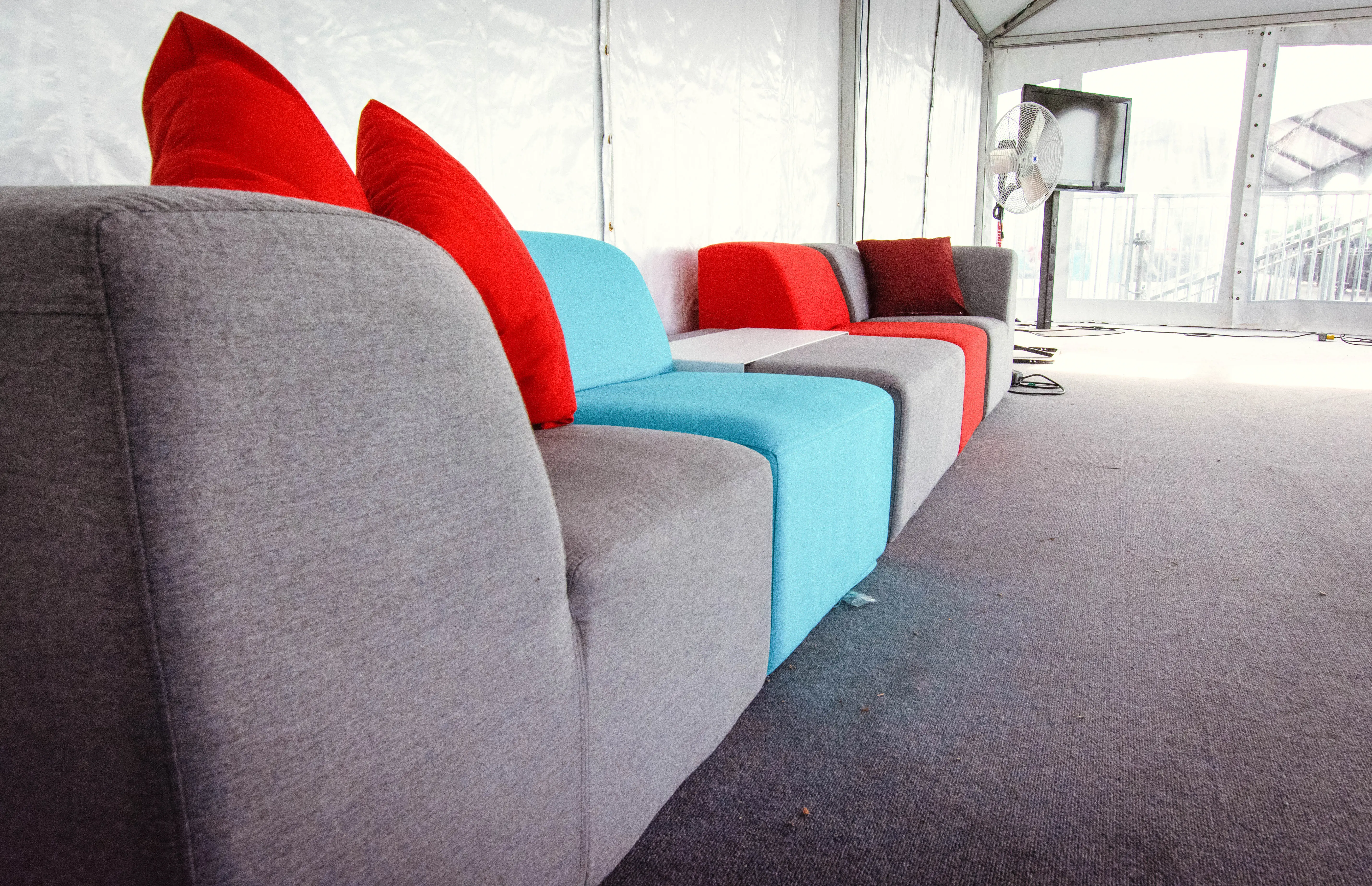 Fidji - Ottoman - Grey used in the inspiration Lounge Fidji 5