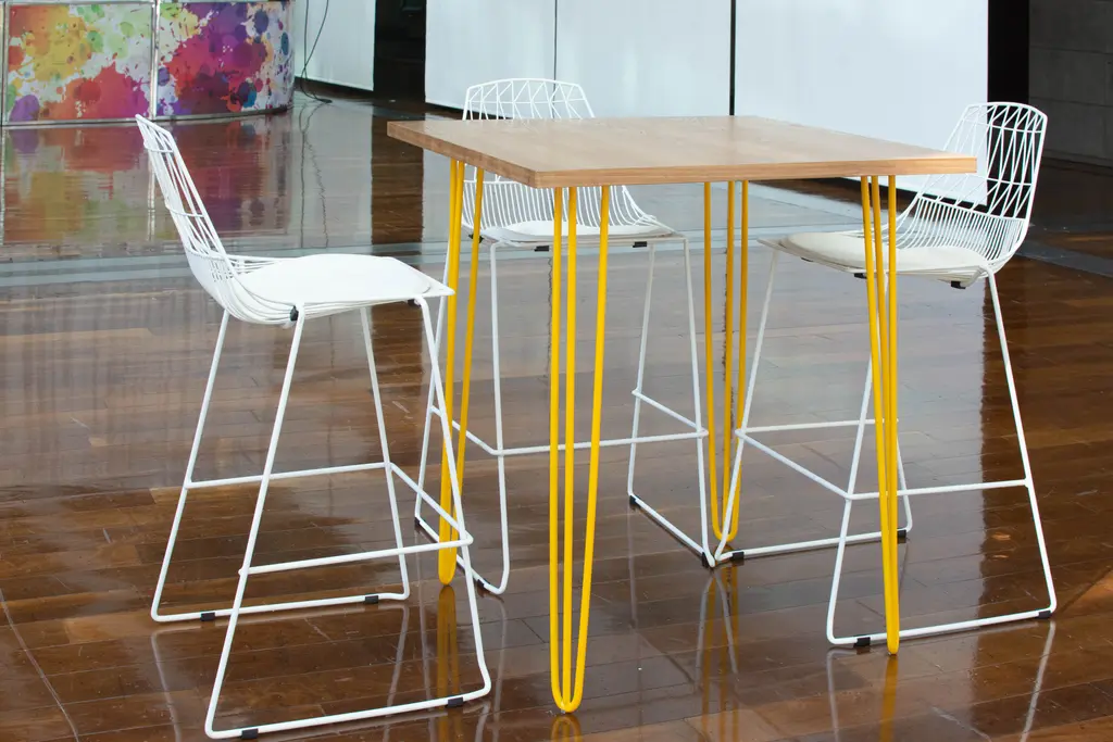 Tabouret Cloe Cocktail Oslo Jaune