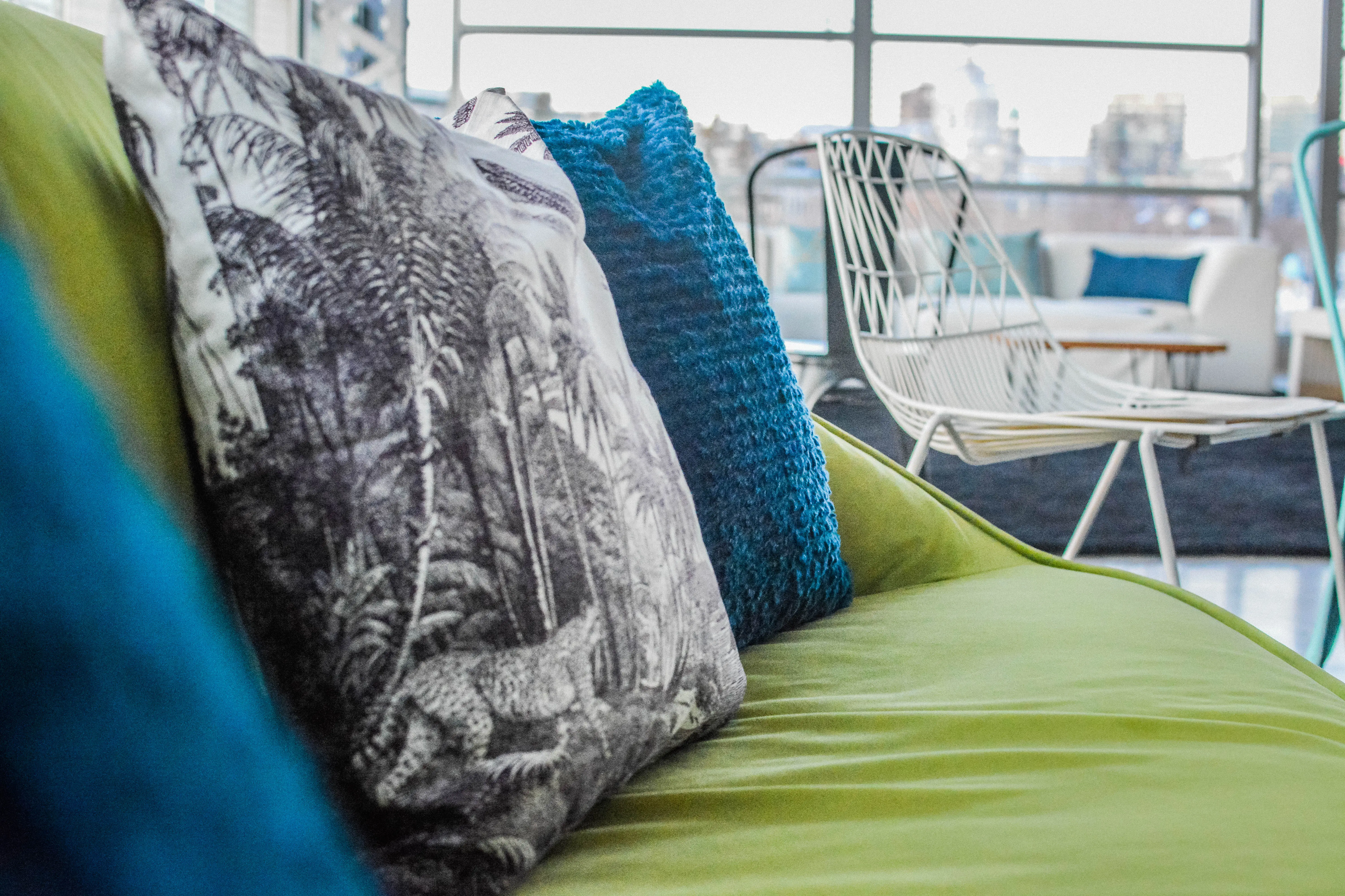 Malibu - Trio - Green used in the inspiration Pub Coussin Sofa Malibu