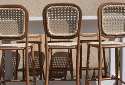 Provence - Stool - Brown & White used in the inspiration Table Hampton Tabourets Provence