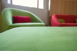 Malibu - Rectangular ottoman - Leaf green used in the inspiration Pub Fidji