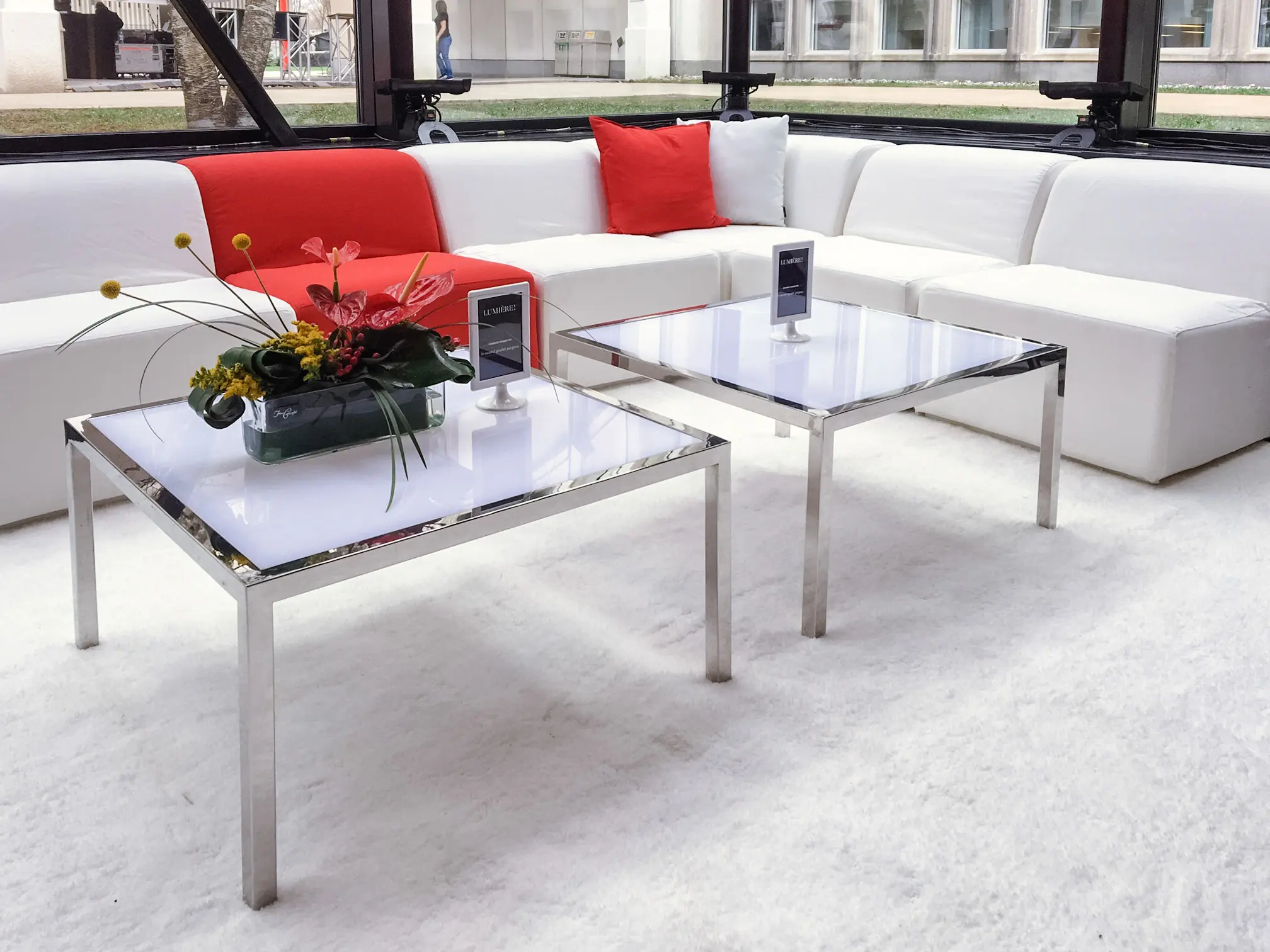 Mezzo coffee table - White used in the inspiration Sofa Fidji Table Cafe Mezzo Tapis Shag