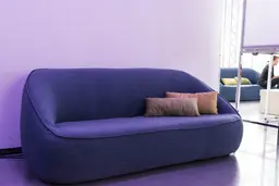 Malibu - Trio - Bleu de mer utilisé dans le cadre de la réalisation Sofa Malibu Bleu Trio