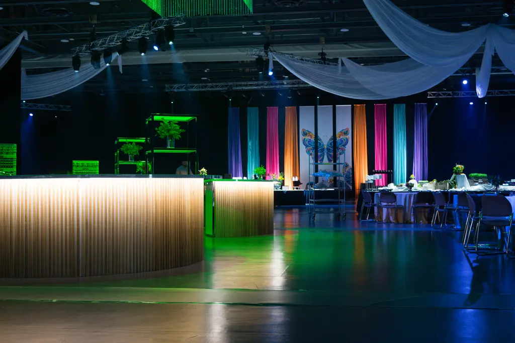 Bar Scandinave Impression Voile Drape