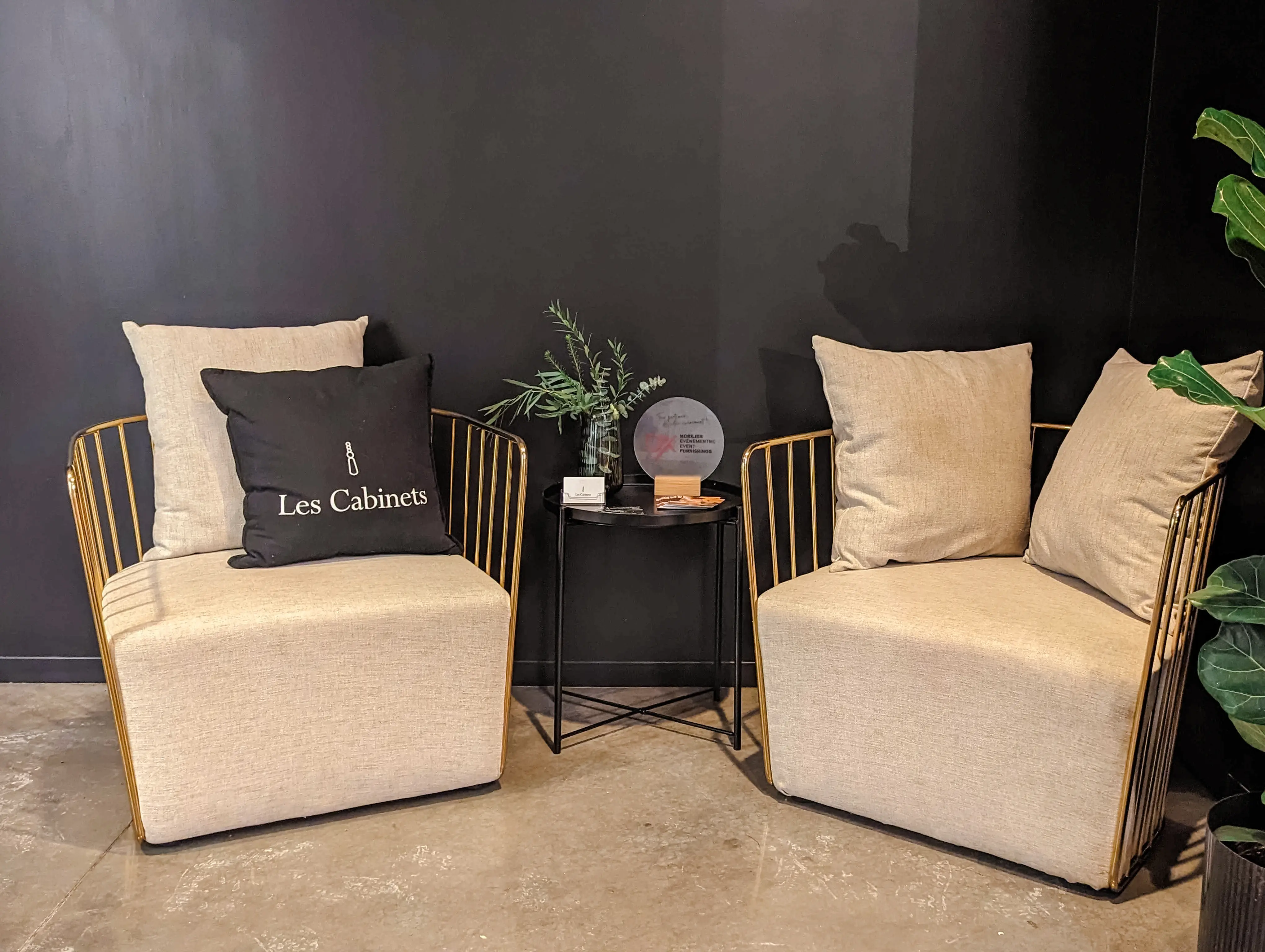 Alexandria fauteuil - Lin utilisé dans le cadre de la réalisation Grand Quai Alexandria FR