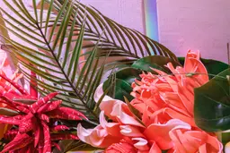 Tropical leaf - Green used in the inspiration Fleur 2