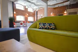 Malibu - Trio - Leaf green used in the inspiration Malibu Sofa Pouf