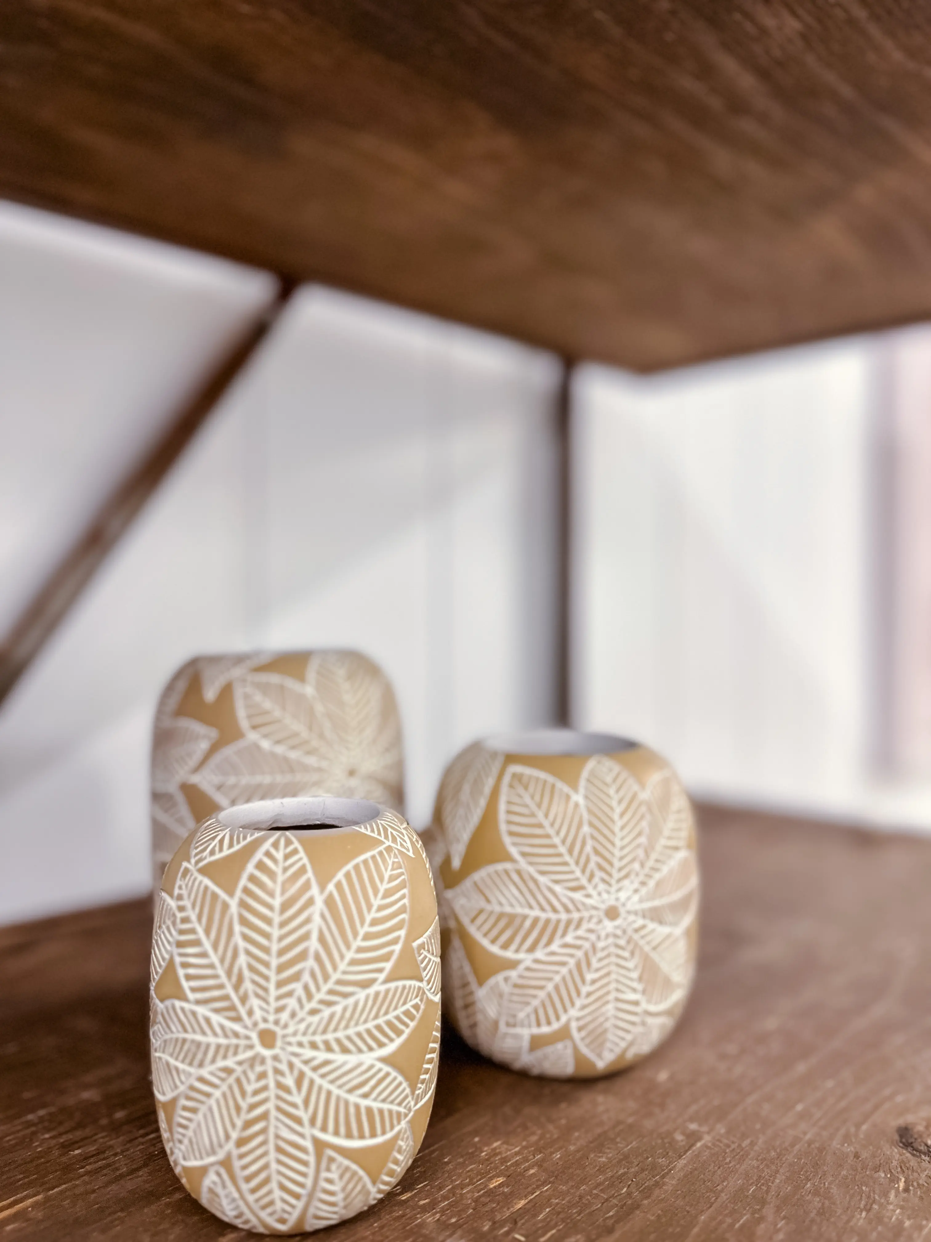 Mandala Vase set – Taupe used in the inspiration Grand Quai  Mandala EN