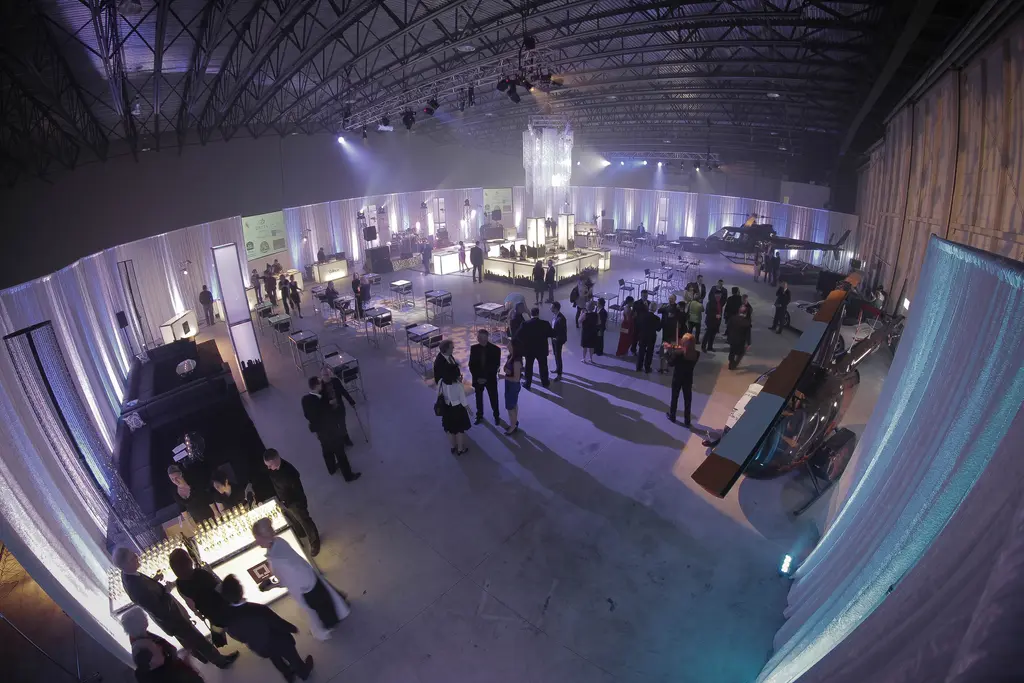 White Curtain Hangar