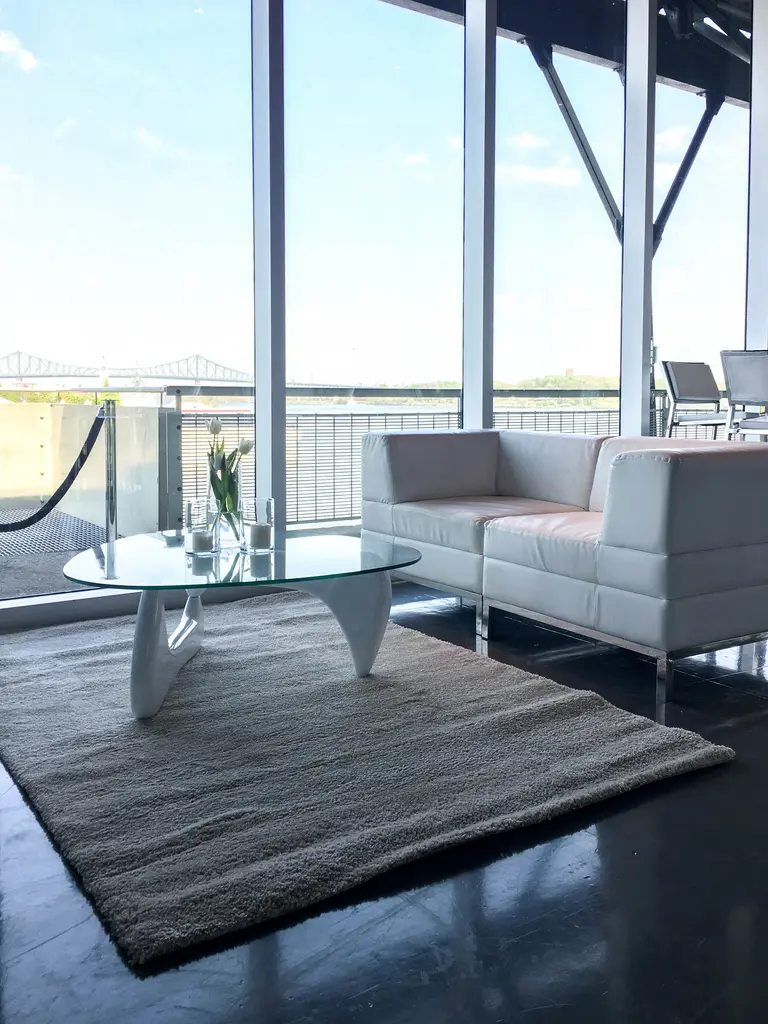 Causeuse Strip Blanc Table Kimono Blanc