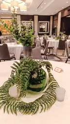 Fern stem - 37" H - Green used in the inspiration Fairmont Reine Elizabeth Centre De Table 4 EN