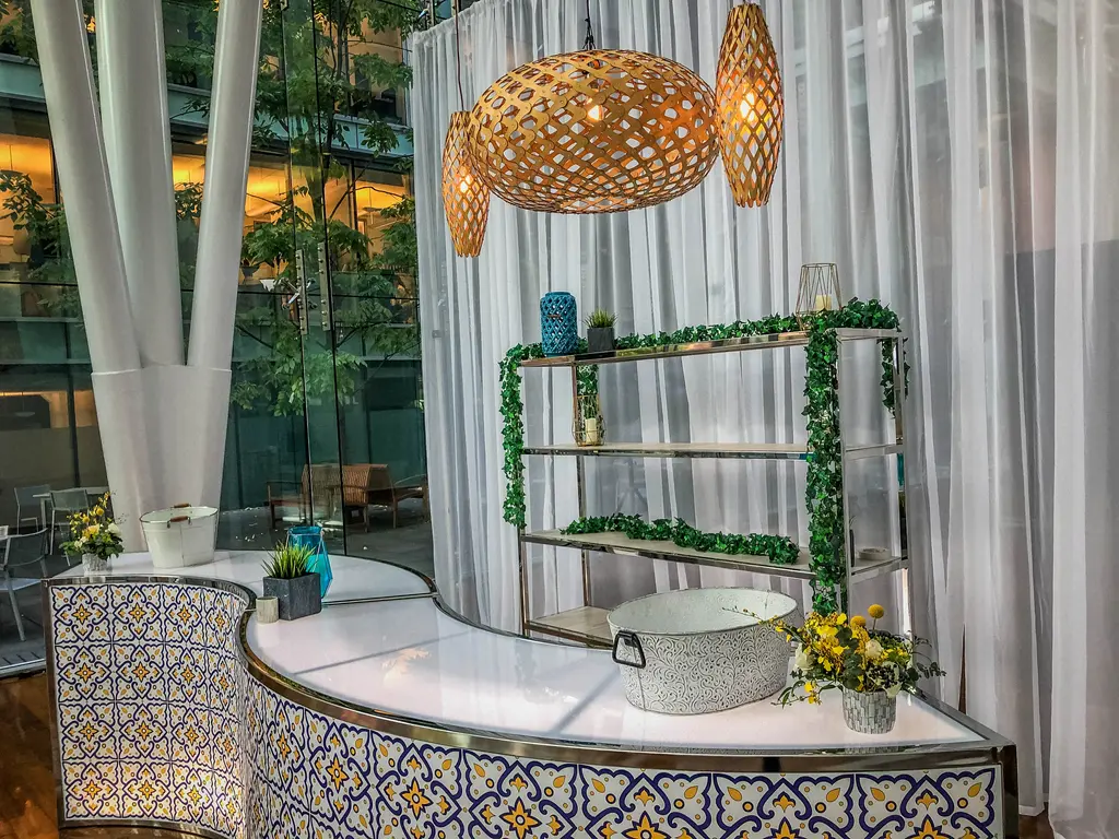 Bar Manhattan Luminaire Palawan Rond Allonge