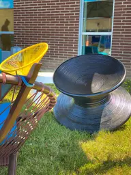 Fraser spinning top - Black used in the inspiration Fraser Acapulco Tulum