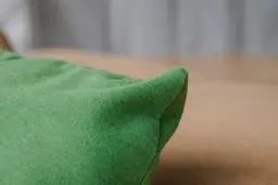 Fidji coussin - Vert kiwi utilisé dans le cadre de la réalisation Coussin Vert FR