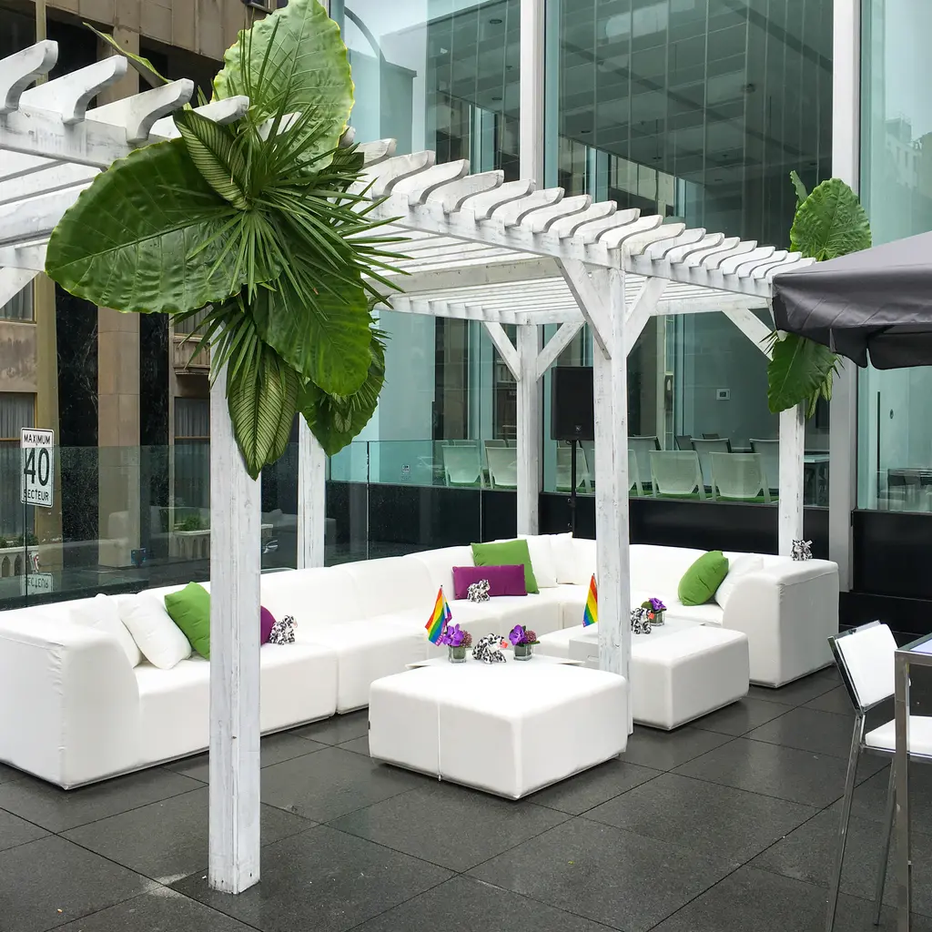 Pergola Cancun Sofa Fidji Ottoman