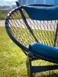 Tulum armchair - Sky blue used in the inspiration Tulum