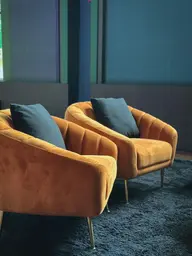 Adaline - Armchair - Burnt orange used in the inspiration Cirque Eloize Img 1980 EN