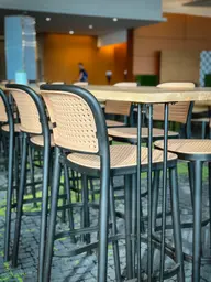 Marseille - Stool - Black used in the inspiration Shaw Center Img 2222 EN