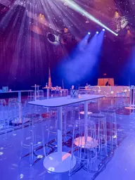 Aura Stool - Clear used in the inspiration Ccq   Mining 2025 Sydney Commune Aura EN