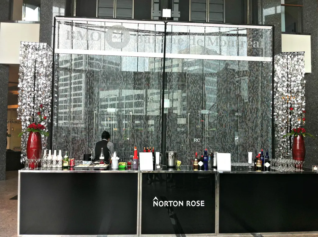 Bar Noir Rideau Cristal