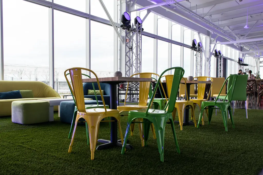 Chaise Loft Jaune Vert 2