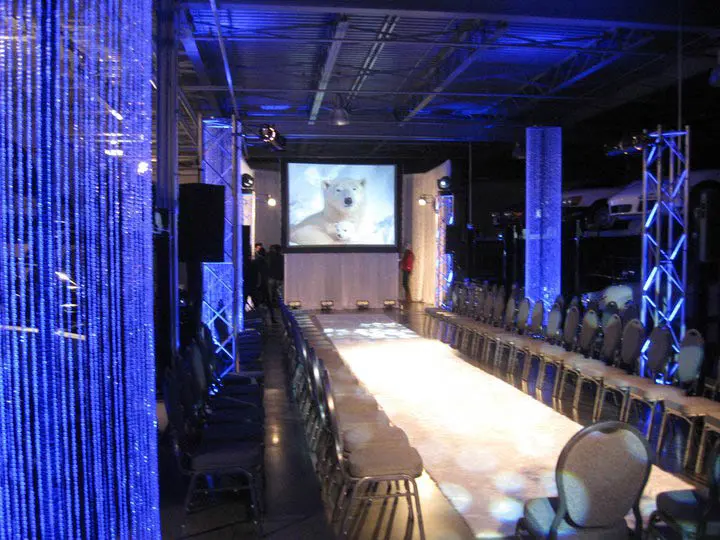 White Fur Runway