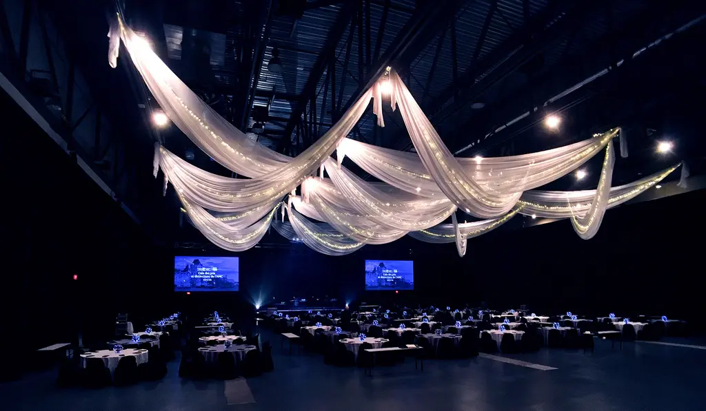 Drape Voile Lumiere Xmas